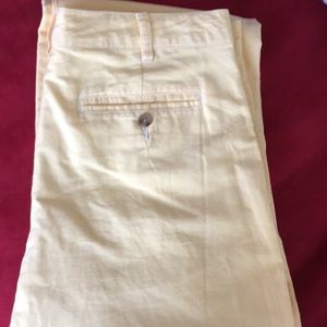 Yellow Oxford Pants. EUC! Polo Ralph Lauren Sz 20
